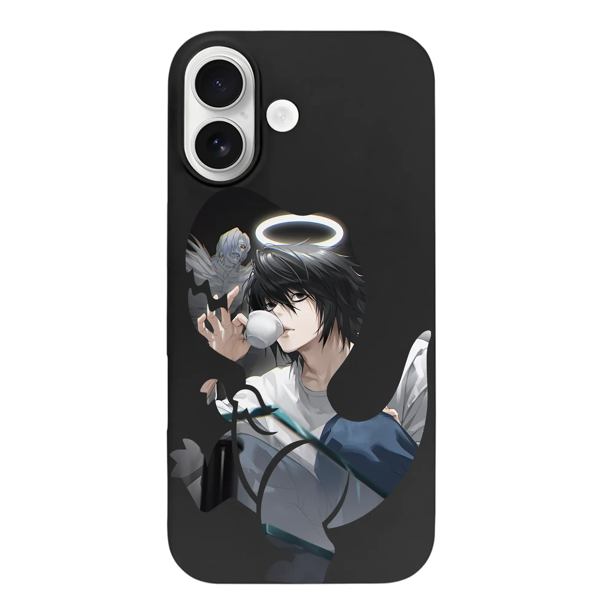 デスノート グッズ,L - iPhone 17 シリーズ シリコンケース 薄型 耐衝撃 指紋防止 ソフトタッチカバー 精密フィット 傷防止 保護ケース iPhone 17/17 Air/17 Pro/17 Pro Max 対応